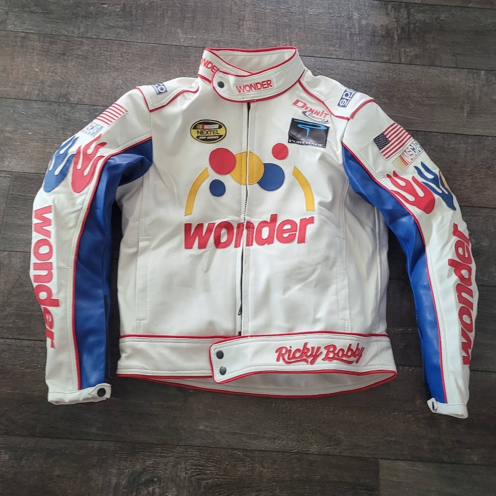Talledega Nights Ricky Bobby leather jacket